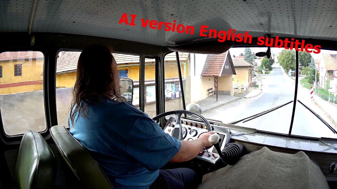 Truck Tatra 813 Kolos part 2 - Driving (Cabin view)