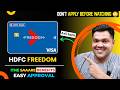 HDFC Bank Freedom Credit Card Full Details | Benefits | Charges | Eligibility | 2026