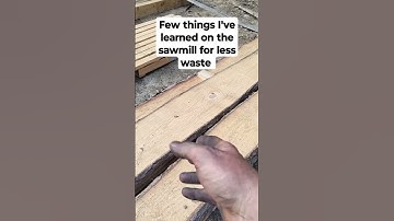 a tip for less waste on the sawmill #farm #offgrid #sawmill #homestead