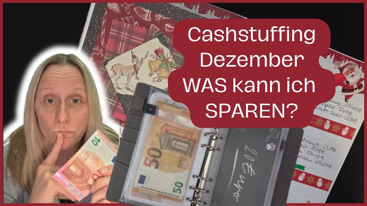 SPAREN Cash Stuffing Dezember 💸 So verteile ich mein Geld 🥳#umschlagmethode #budgetplanung #vlog
