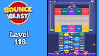 Bounce blast level  118 solution and walkthrough for Gameplay 