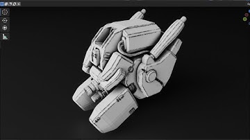 Make a simple robot head - Grid Modeler (blender addon)