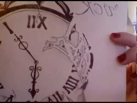 Hunger Games: Catching Fire Inspired Speed Drawing- "Tick Tock"