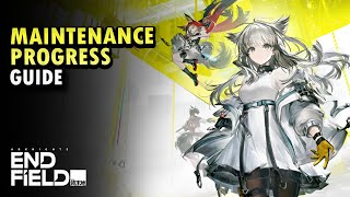 How to complete Maintenance Progress - Main Quest | Arknight Endfield