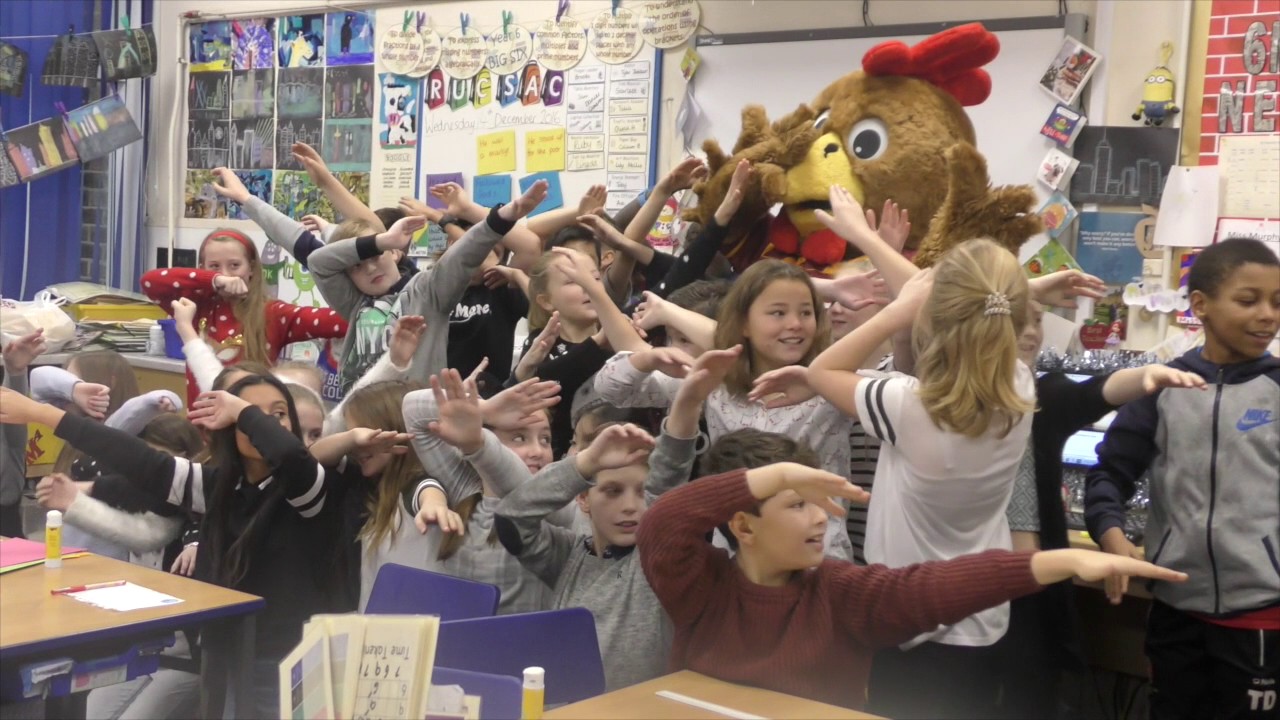 Billy Bantam visits St. Winefride's School football score