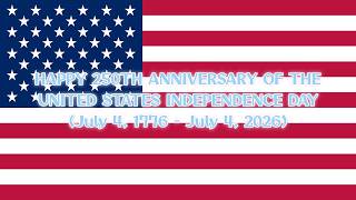 [4K 60FPS] Happy USA Independence Day (250th anniversary)