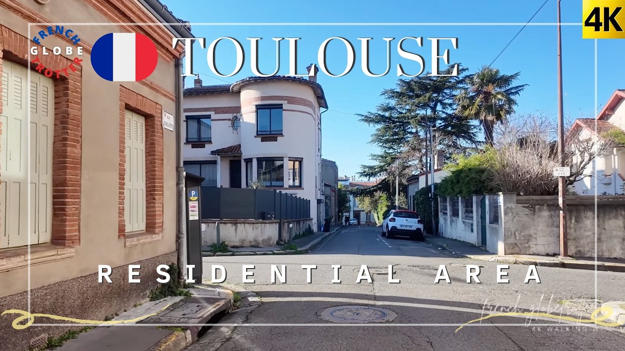 Toulouse City Local Residential Walk 4K 🇫🇷 Hidden Streets ➜ Canal du Midi
