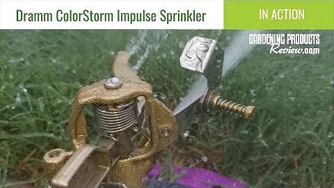 Dramm ColorStorm Impulse Sprinkler: How to Adjust & Use It | The Gardening Products Review