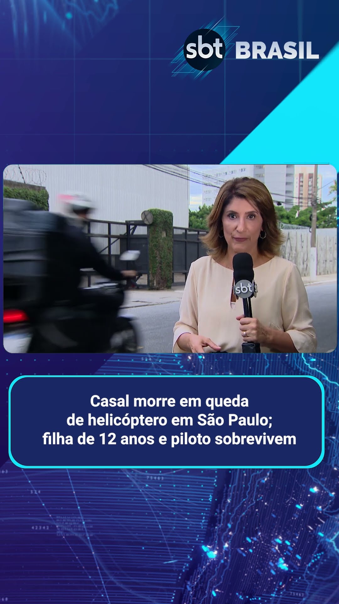Helicóptero com quatro ocupantes cai durante temporal em SP | SBT Brasil (17/01/25)