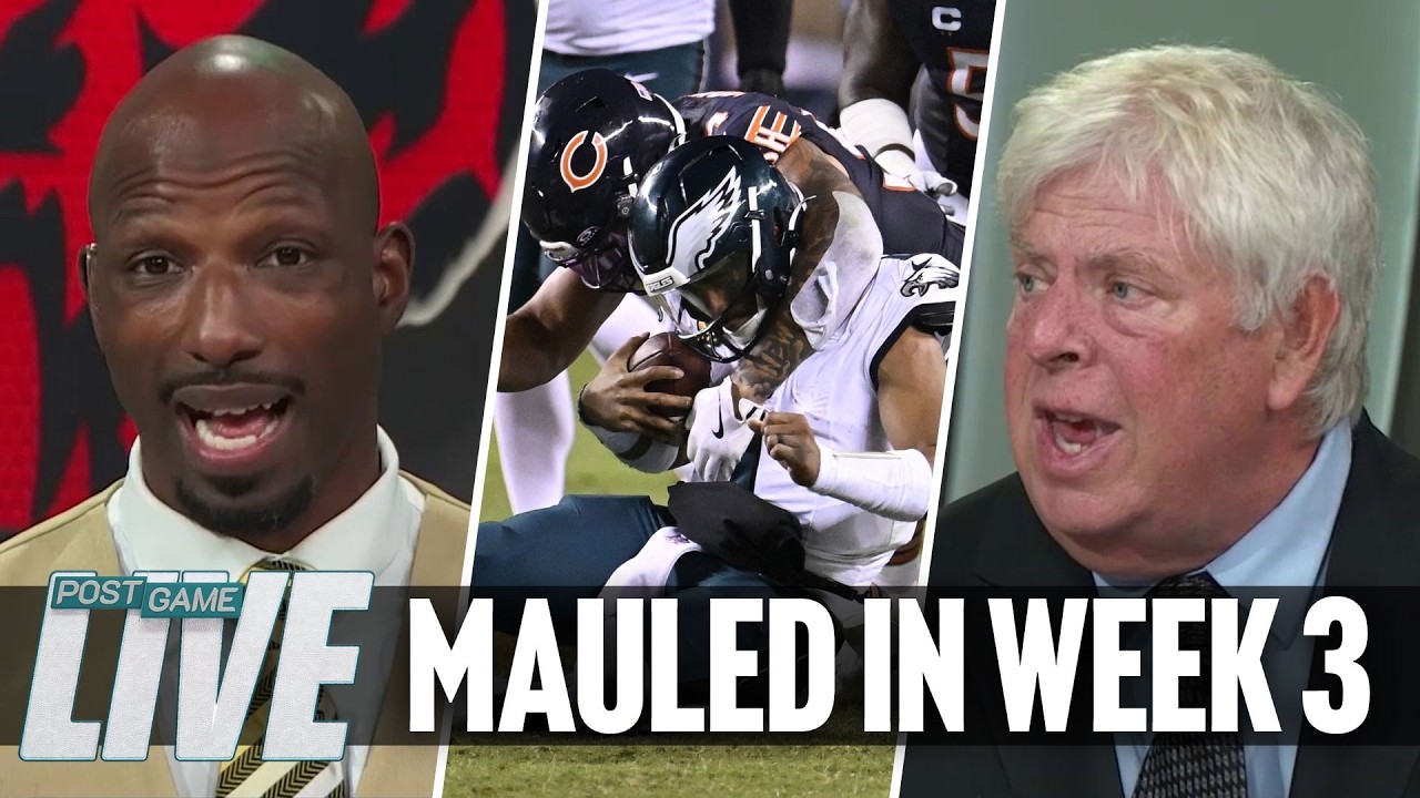 Eagles beaten down by the Bears in Week 3 | Eagles Postgame Live