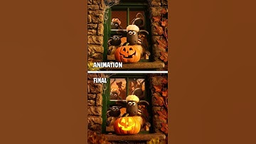 Animation vs Final Shot | Shaun the Sheep: Beast of Mossy Bottom