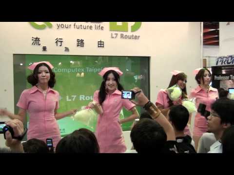 2011 Taipei COMPUTEX Qno俠諾科技 dance