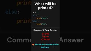 Python If Condition Puzzle — Empty String Trick!