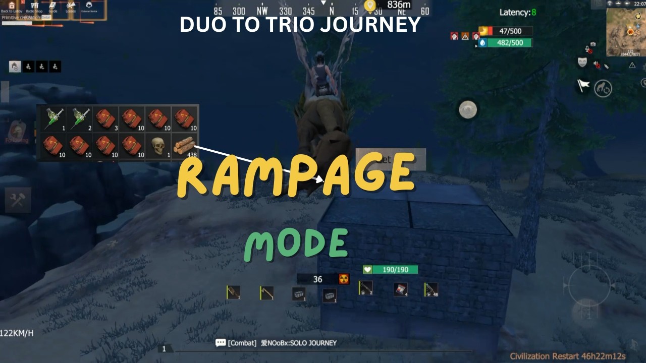 | DUO TO TRIO JOURNEY | RAMPAGE MODE | LAST ISLAND OF SURVIVAL | #5