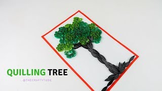 Quilling Tree - How To Make Quilling Tree - Quilling Art  - Beautiful quilling tree - TheCrafty Tube