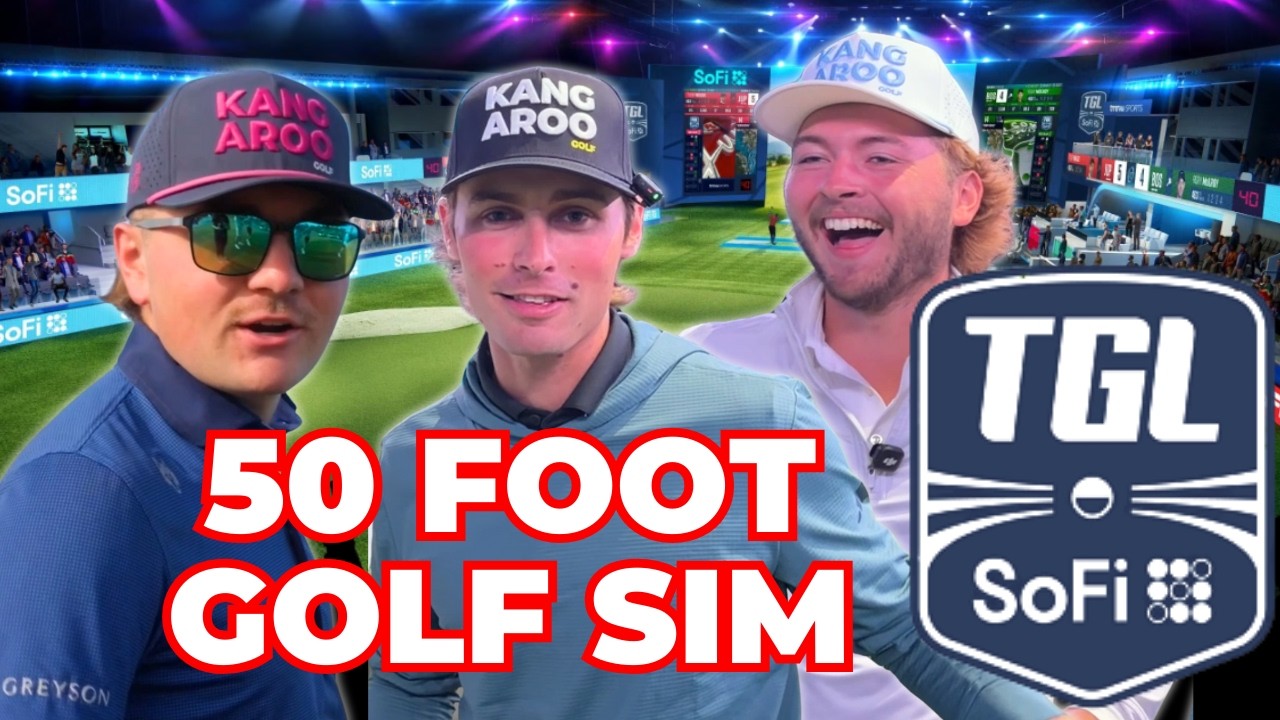 We played at TGL's Massive Golf Simulator - YouTube