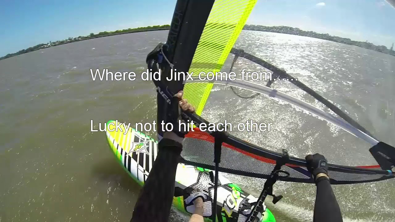 Windsurfing 20/1/18 Victoria Point Neilpryde Hellcat 7.2m JP Allride 106L (63wide)