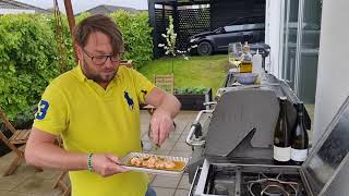 Det Store Grilltema Den Spanske Klassiker Rejer I Chili Og Hvidløg Vendt I Citronsaft Og Persille