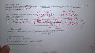 AP Physics C Energy work and Power review Part 2