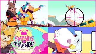 どうぶつキャラをカードと銃でエグい目に遭わせるゲーム【Friends vs Friends】