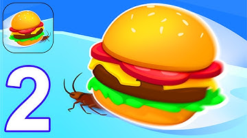 Burger Rush - Gameplay Part 2 All Levels 8-12 (Android, iOS)