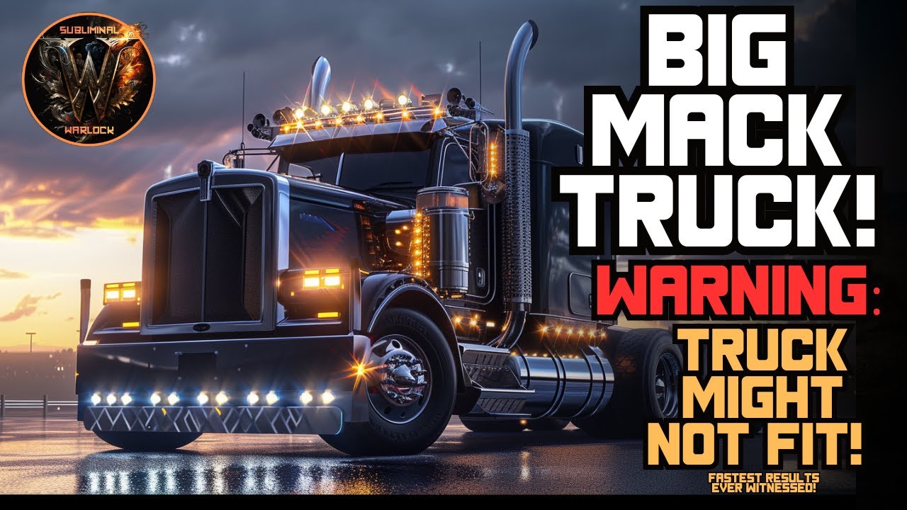 Grow A BIG MACK TRUCK That Hardly Fits inside the little Garage! - YouTube
