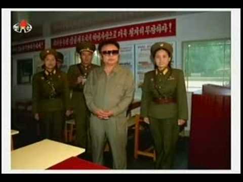 Kim Jong Il Inspects Women's Company of KPA Unit