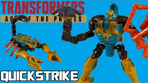 Deluxe Class Quickstrike Review - Transformers Age of the Primes 