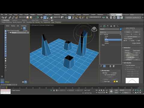 3ds Max Tutorial: Edit Poly, Borders