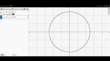 Circles: Equation of a Circle (Desmos)
