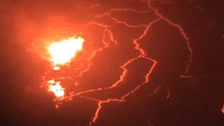 Kilauea Lava Lake  Raw Footage from the Halema'uma'u Pit Crater.wmv