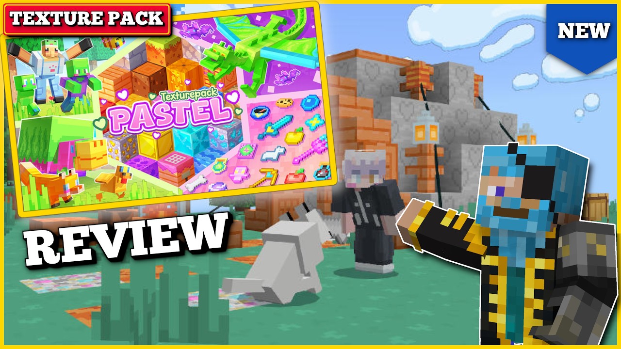Pastel Texture Pack Review ¦ Daz Man Minecraft Texture Pack Review ...