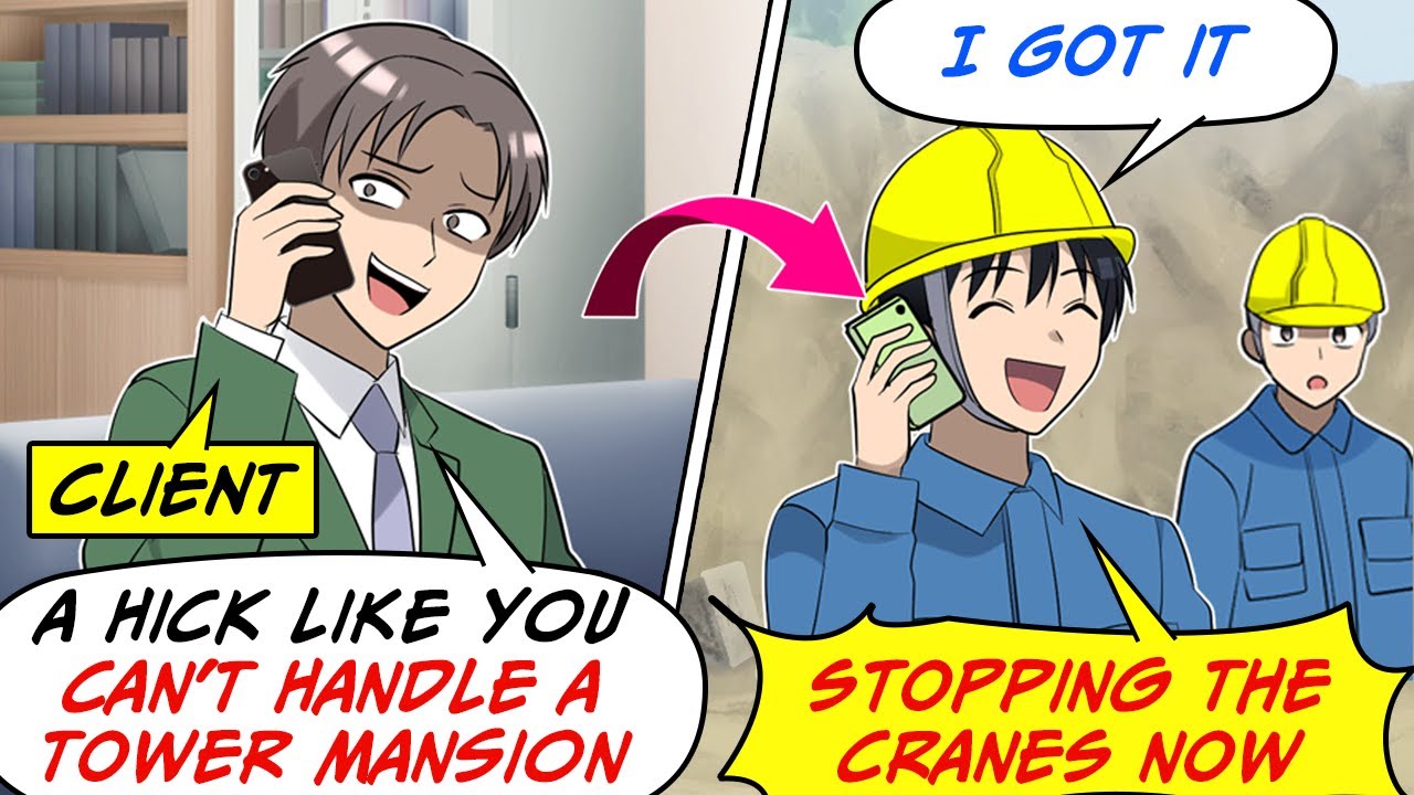 The CEO's Son Canceled My Tower Build, Mocking My Skills! So, I Stopped... [RomCom Manga Dub]