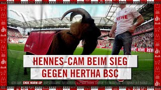 HENNES Perspektive auf den FC-SIEG gegen Hertha BSC | 1. FC Köln | Bundesliga | POV