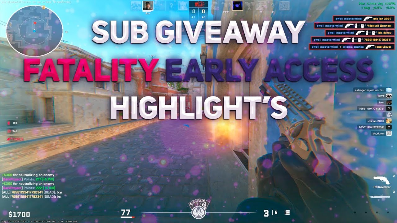[SUB GIVEAWAY] CS2 HvH Highlights #3 ft. Fatality.win Early Access ...
