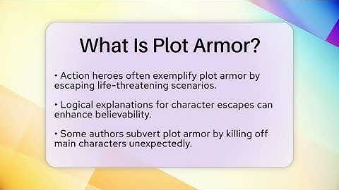 What Is Plot Armor? - The Prose Path