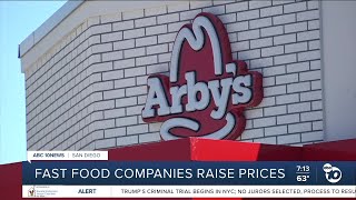 California minimum wage hike prompts fast food price increases