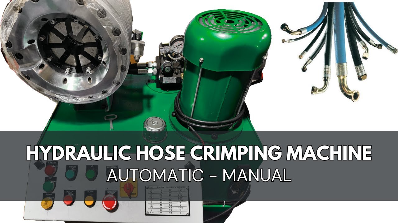 Hydraulic Hose Crimping Machine Automatic & Manual Mob: 9193902772/ 9719218756 Hose Crimping Machine