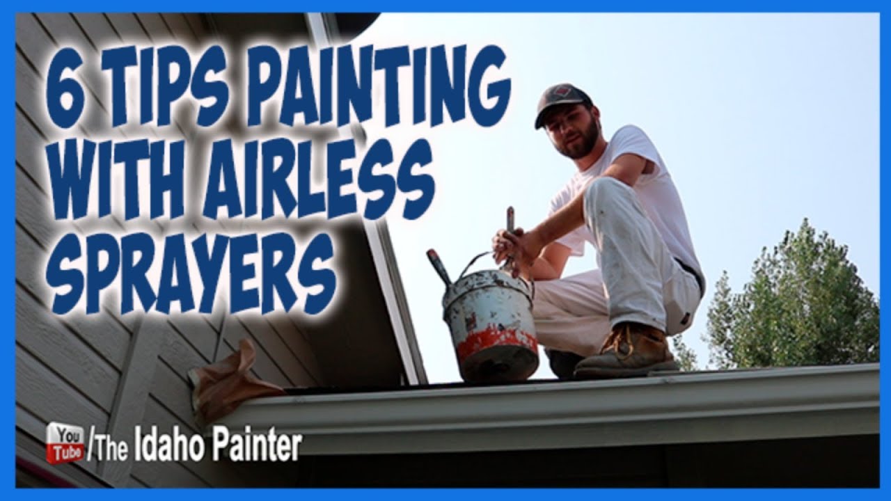 paint net 🔴 6 Tips Painting With An Airless Sprayer LIVE