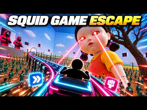 4K Immersive Interactive Warm-up | SQUID GAME Roller Coaster |  Viral