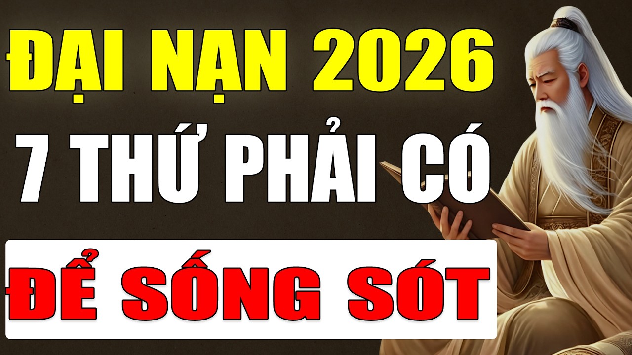 Cổ Nhân Tiết Lộ: 7 Thứ Một Con Người Phải Có Để “Sống Sót” Qua Năm Đại Nạn 2026.