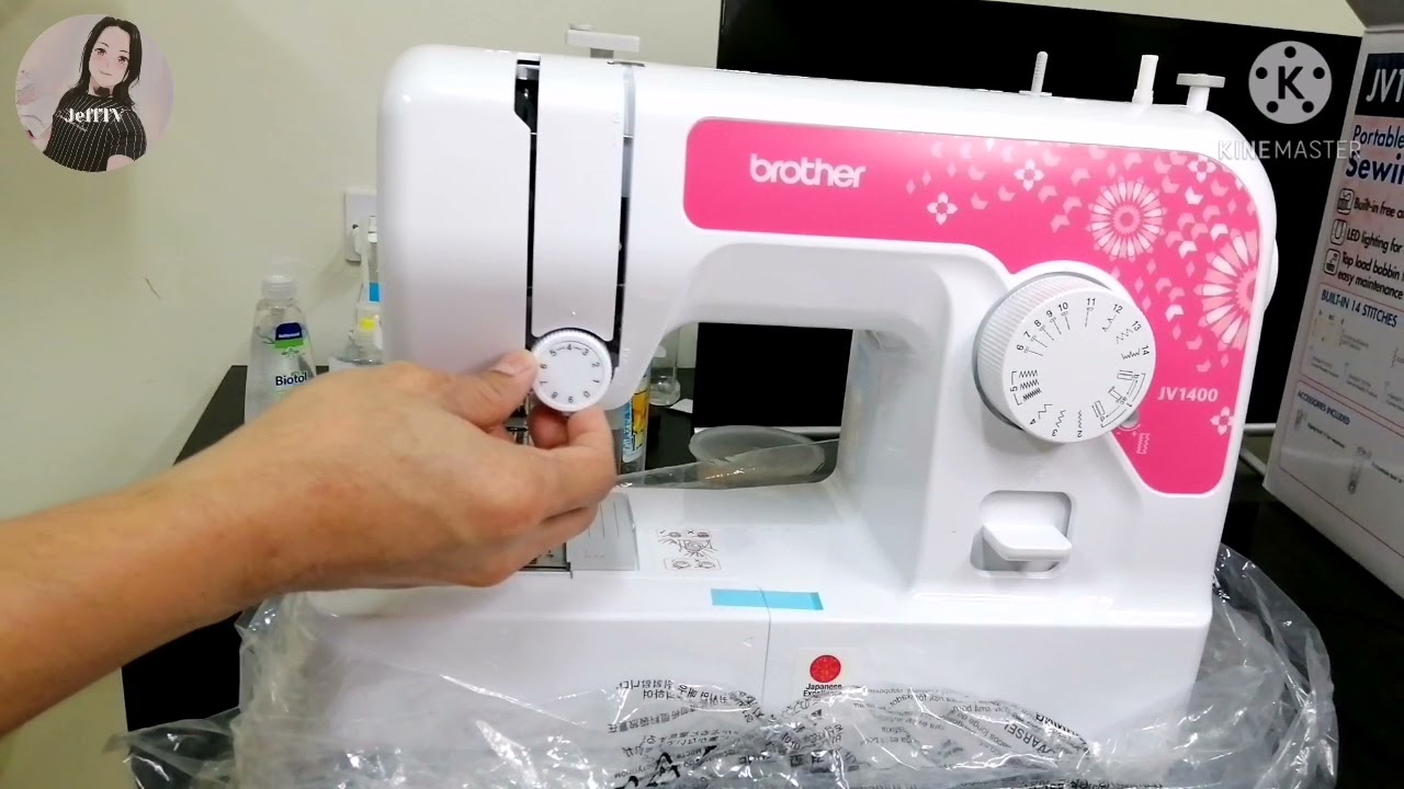 UNBOXING BROTHER JV1400 PORTABLE SEWING MACHINE
