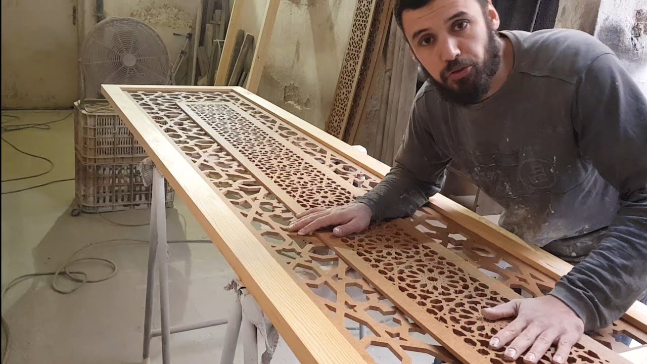 تعلم طريقة صباغة mDF من اول