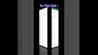 Part-2 Excel tricks in 20 seconds #excel #exceltips #exceltricks