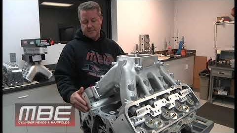 MBE ~ DART 10Degree GM LS Cylinder Head w/ CID Intake Manifold Package