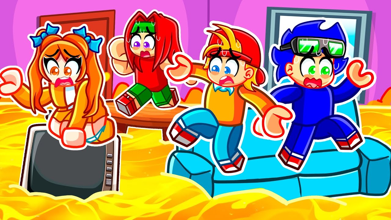 EL SUELO es LAVA en Roblox!