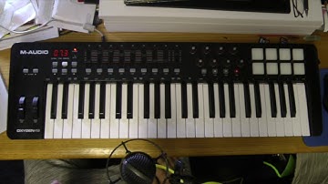 M Audio Oxygen 49 & Ableton Live Demo