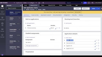 1.4 Rules created in the back-end when a new application is created | Pattern and Direct inheritance