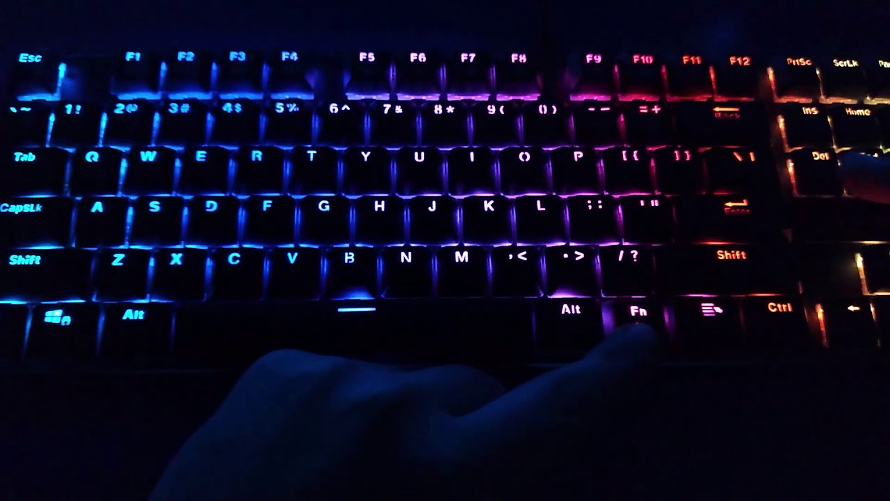 Low Profile Mechanical Keyboard Review E-YOOSO K630 RGB