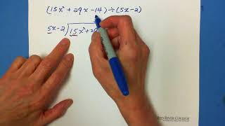 27. Polynomial Long Division: Without Remainder